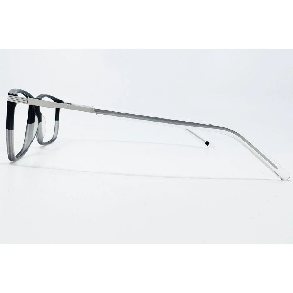 Shaquille O'Neal Eyeglasses Frames Mens Black Grey Ombre Square 177Z 55-17-145